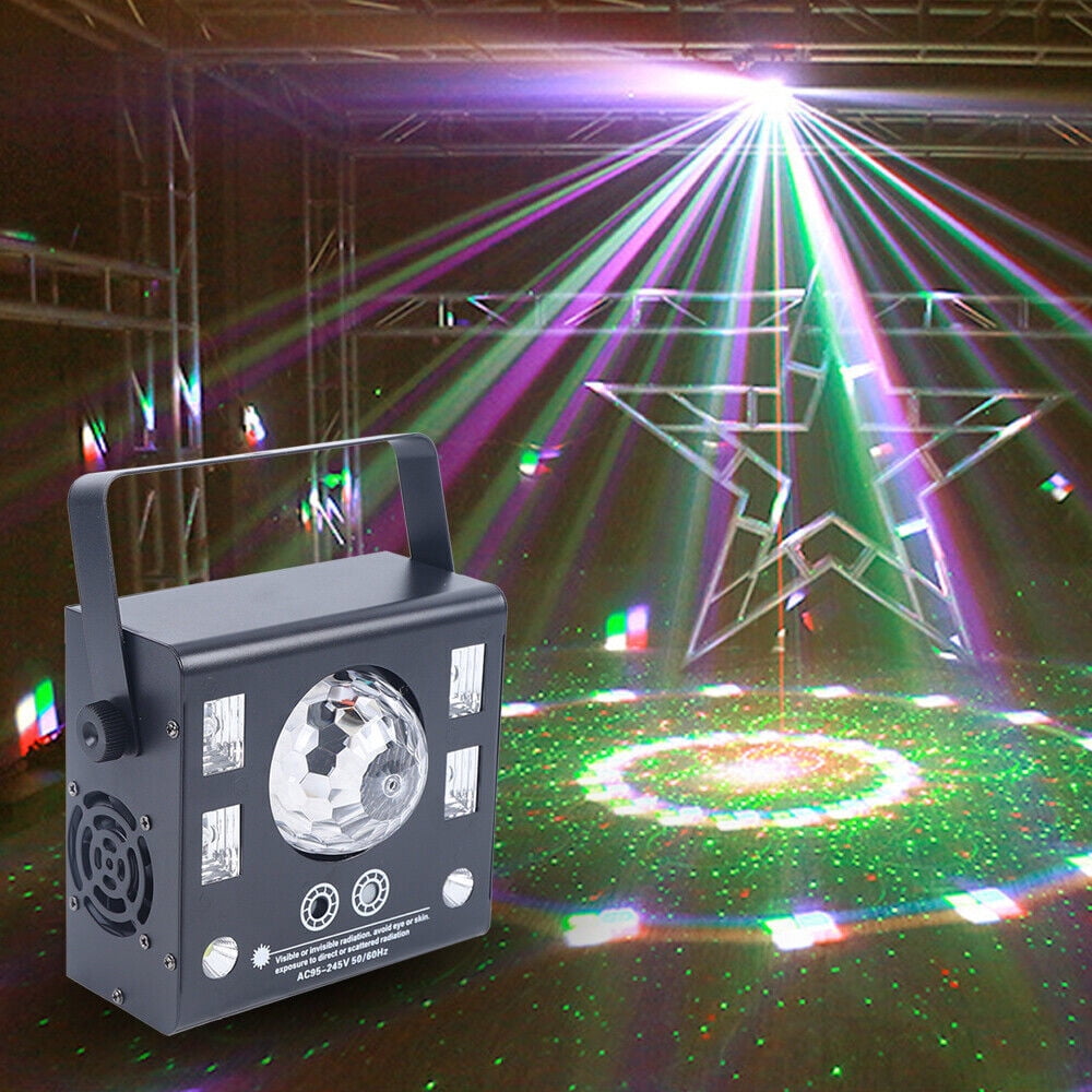 RGB Stage LED Light Lighting Laser Strobe Beam DMX Disco DJ KTV Party Projector for weddings, birthday parties