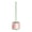 Green, variant on Household No Dead Corner Toilet Cleaning Brush Pig Design Bathroom Scrub Brush with Base
