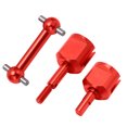 thumbnail image 4 of Front Axle Joint Aluminum Alloy Lightweight Joint Drive Shaft Set with Connector Cups for TT02 CarRed, 4 of 8
