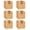 Natural - 6 Pack-10.6x10.6in, variant on 11x11in Pack Of 4 Cube Storage Baskets  Water Hyacinth Multipurpose Collapsible Organizers Handwoven Laundry Totes For Living Room & -