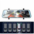 thumbnail image 4 of Espejo retrovisor y cámara de marcha atrás 10 dash cam con GPS visión nocturna Sensor G grabación en bucle asistente de estacionamiento modo de estacionamiento 1080P 170° delantero 720P 150° trasero, 4 of 5