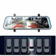 thumbnail image 4 of Espejo retrovisor y cámara de marcha atrás 10 dash cam con GPS visión nocturna Sensor G grabación en bucle asistente de estacionamiento modo de estacionamiento 1080P 170° delantero 720P 150° trasero, 4 of 5
