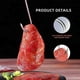 thumbnail image 3 of Gancho de acero inoxidable esencial para carnicero, ganchos para carne en forma de S que ahorran espacio para procesar carne y colgar piezas grandes y pesadas de carne sin doblarse (15 piezas), 3 of 5