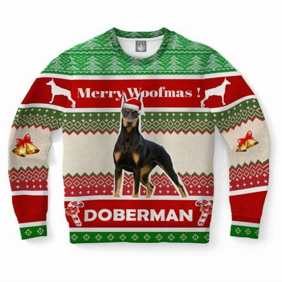 Doberman Dog Christmas Sweater, Christmas Sweater, Christmas Sweater, Funny Xmas Sweaters