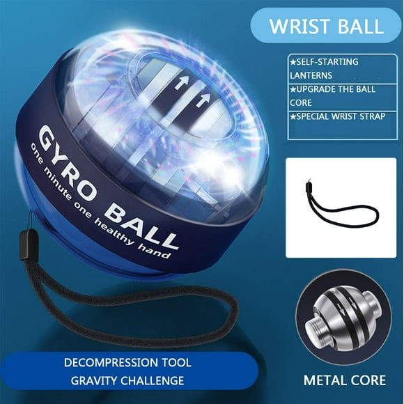 EGNMCR Wrist Ball Magnetic Luminous Lantern Finger Grip Training Fitness Decompression Grip Ball Grip Ball Birthday Gifts for Kids