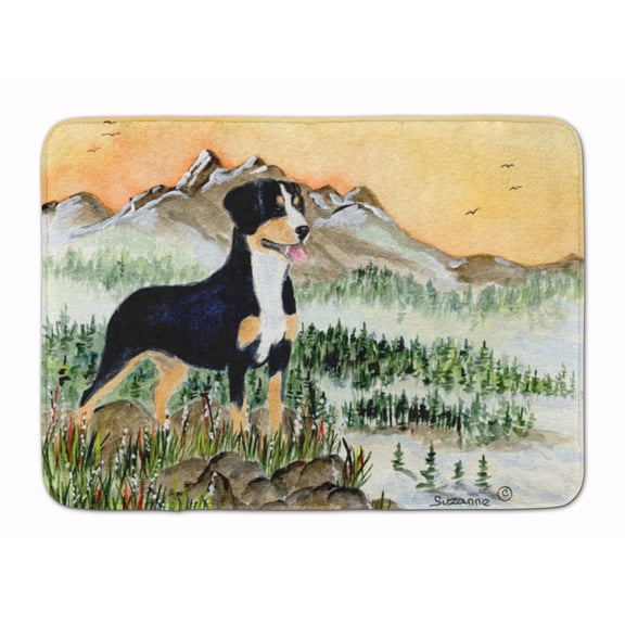 Carolines Treasures Entlebucher Mountain Dog Floor Mat, 19" x 27", Multicolor