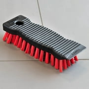 Libman High Power Scrub Brush 7.5-inch Long Red Fibers and Black Handle