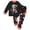Orange, variant on Gubotare Toddler Boys Kids Halloween Pajamas Glow-in-The-Dark Pjs Set Orange for Size 5-6 Years