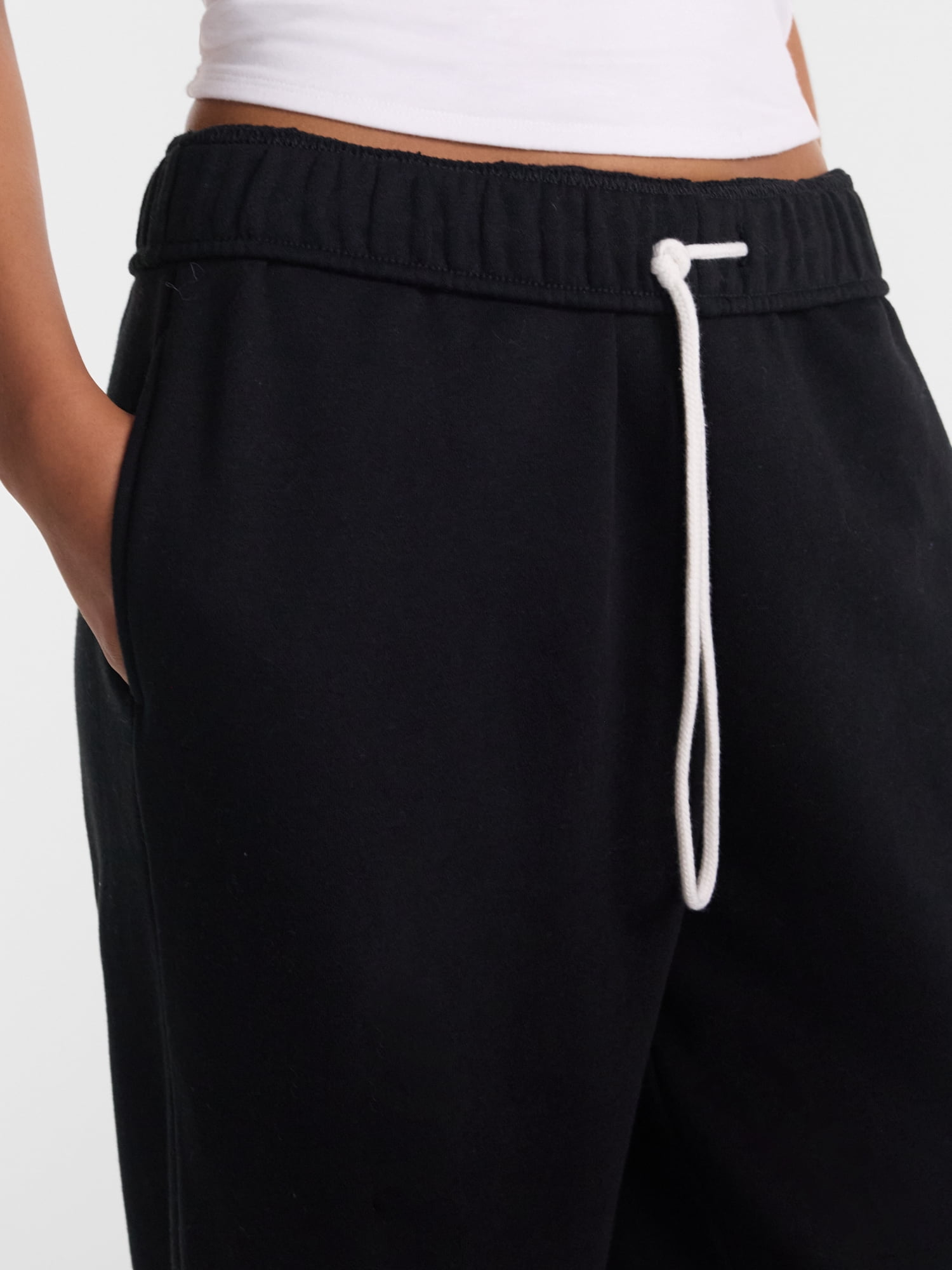 No Boundaries Wide Leg Fleece Pants, 28", 30", 32" Inseams, Women's & Women's Plus XXS-4X