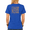 Blue, variant on Women's Boho Christian Slogan Back Graphic Tee Soft Cotton Crewneck Short Sleeve Top