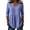 Blue, variant on Women's Gingham Tunic Tops V Neck 3/4 Sleeve Plaid Peplum Design Pleated Blouse Summer Fall Outing Casual Shirts (Blue, XXL)