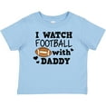 thumbnail image 3 of Inktastic I Watch Football with My Daddy Boys or Girls Baby T-Shirt, 3 of 5
