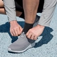thumbnail image 2 of Fittington Men's Wide Slip on Walking Shoes - Hands Free Lightweight Sneakers with Arch Support & Cushioned Sole, Easy on & off, 2 of 11