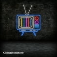 thumbnail image 2 of Glowneon Retro TV Neon Sign, Retro TV Led Sign, Retro Television Led Light, Handmade TV Neon Decor, 2 of 3