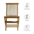 thumbnail image 2 of Vienna Folding Dining Chairs Set of 4 in Natural, 2 of 10