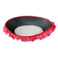 thumbnail image 1 of Casa de Mascotas Cama de Cojín de mascota de Fieltro Súper Suave Removible 5 Colores rojo Zulema Cama del animal doméstico, 1 of 8