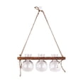 thumbnail image 2 of Indoor Wall Planter Hanging Wall Mounted Plant Holder Clear Glass Vase Propagation Station Home Wall Decor for Living Room Bedroom Bathroom Office, 2 of 6