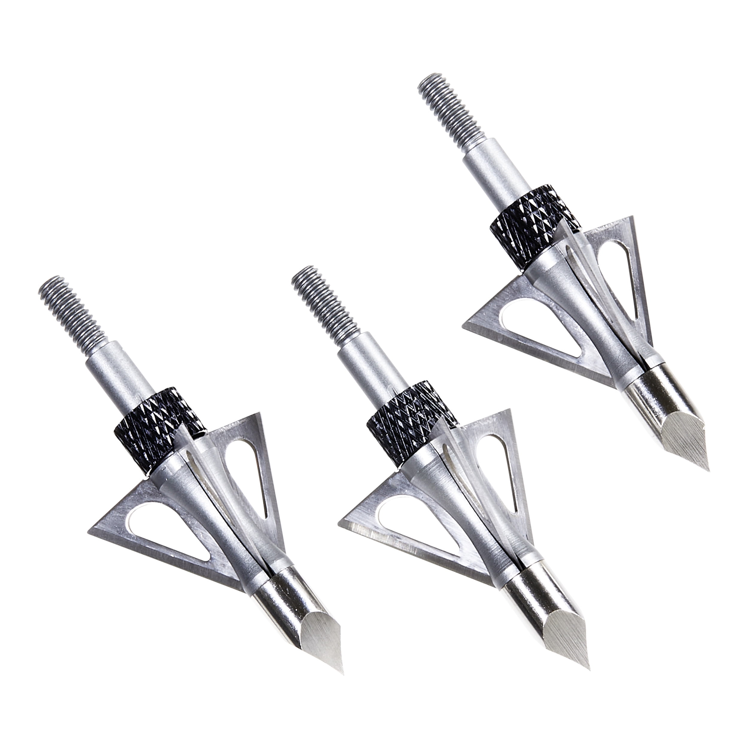 Stryke Impact Fixed Blade Broadhead, 100-Grain, 3-Pack, Aluminum and Steel, 14635, Silver