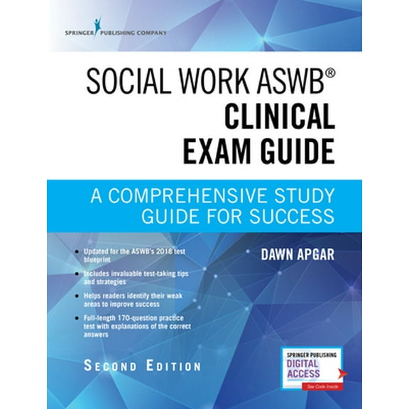 Pre-Owned Social Work Aswb Clinical Exam Guide: A Comprehensive Study Guide for Success (Book   Digital Access) (Paperback) 0826147135 9780826147134