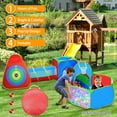 thumbnail image 2 of 5 in 1 Crawl House Tunnel Portable Kids In/Outdoor Toddler Play Tent Ball Pit, 2 of 5