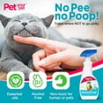 thumbnail image 6 of Pet Your Pet No Pee No Poop Cat Potty Training Spray, 16 fl oz – Safe & Non-Toxic for Kittens & Cats, Outdoor, 6 of 9