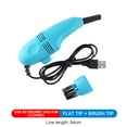 thumbnail image 4 of Mini Vacuum Cleaner Handheld Desktop for Cleaning Hair Ash Laptop Car Storage Containers Blue, 4 of 4