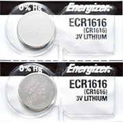 2 x Energizer CR1616 Batteries, Lithium Battery 1616