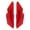 Red, variant on Yajisi Motorcycle Aerodynamic Winglets Spoiler Wing Universal Modification Accessory - High Performance ABS Aerodynamic Fin Kit, 100% Brand New Condition (White)