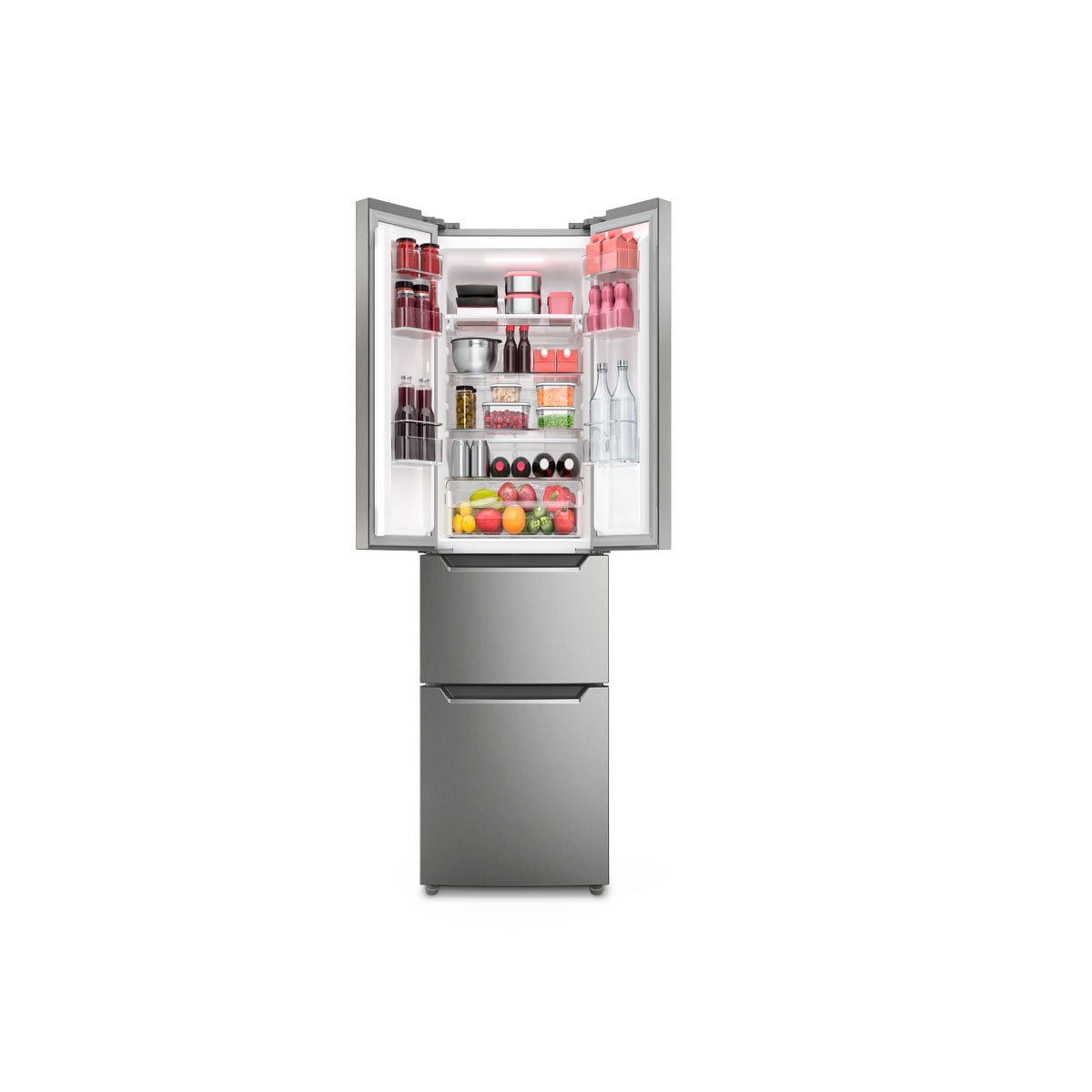 Frigidaire French 4 Door Refrigerator, Gray