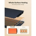 thumbnail image 3 of FOHERE Warming Mat for Food Full Surface Heating with 3 Modes, Electric Warming Tray Keeping Food Warm or Thawing for Parties Buffets Gatherings Holidays Daily Use, Versatile, Rollable, Dark Blue, 3 of 7