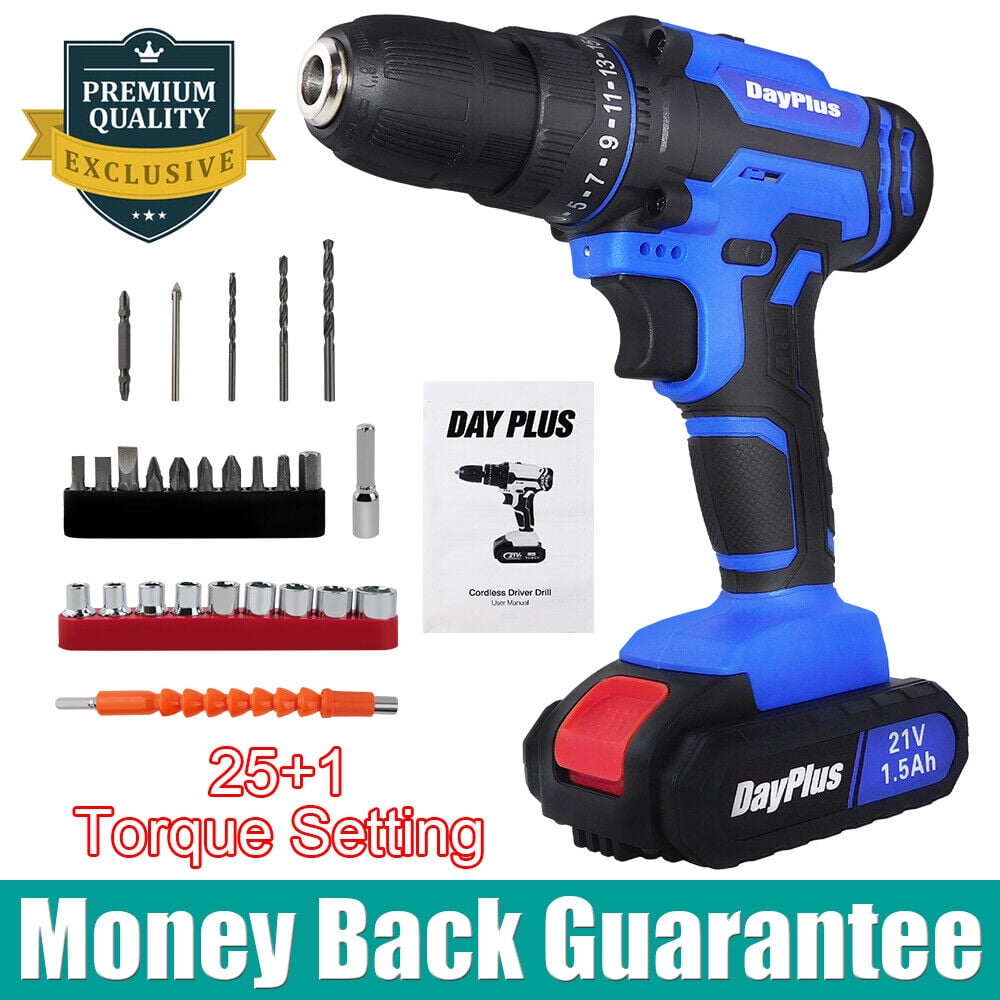 Dayplus 21Volt drill 2 Speed Electric Cordless Drill/Driver