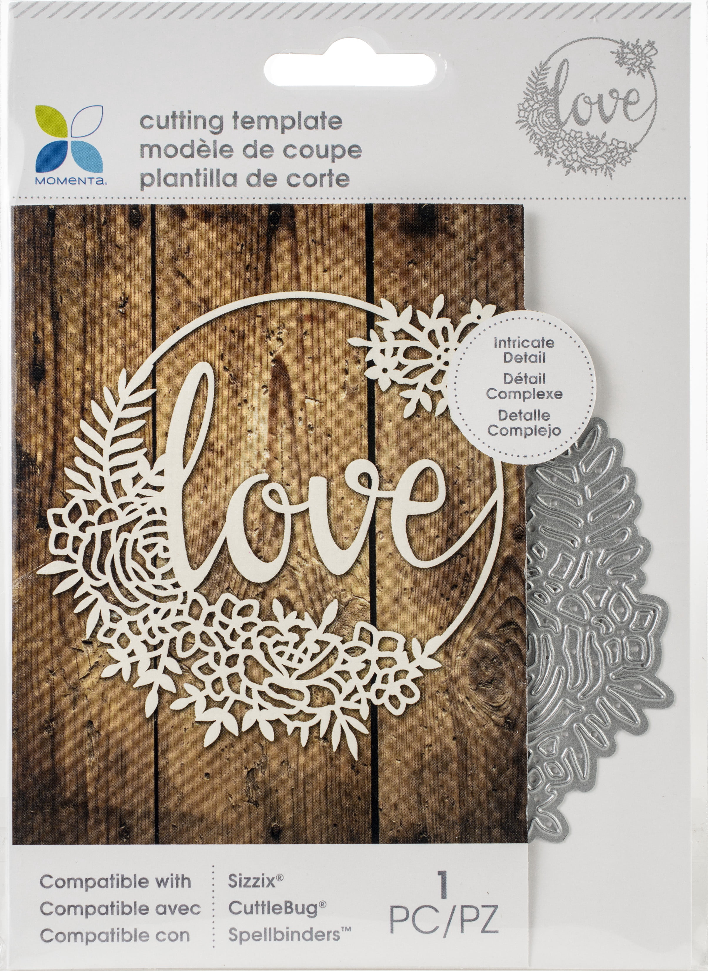 Momenta Cut And Emboss Die - Butterfly Shape, Compatible With Cuttlebug & Spellbinders