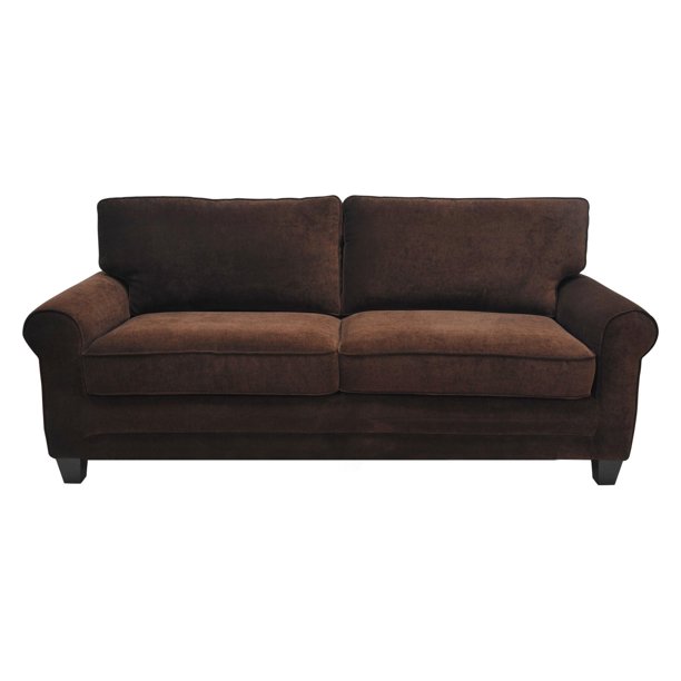  Serta Copenhagen 73 Sofa in Brown - Walmart.com - Walmart.com