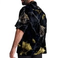 thumbnail image 3 of Bats Men's Short Sleeve Poplin Beach Shirts, Casual Printed Button Down Summer Hawaiian Shirt - Unisex, 3 of 6