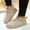#373-Beige, variant on Wowcloth Winter Fleece-Lined Ankle Boots for Women – Fashionable Casual Round Toe with Thick Flat Sole, Warm & Cozy for Cold Weather Outfits