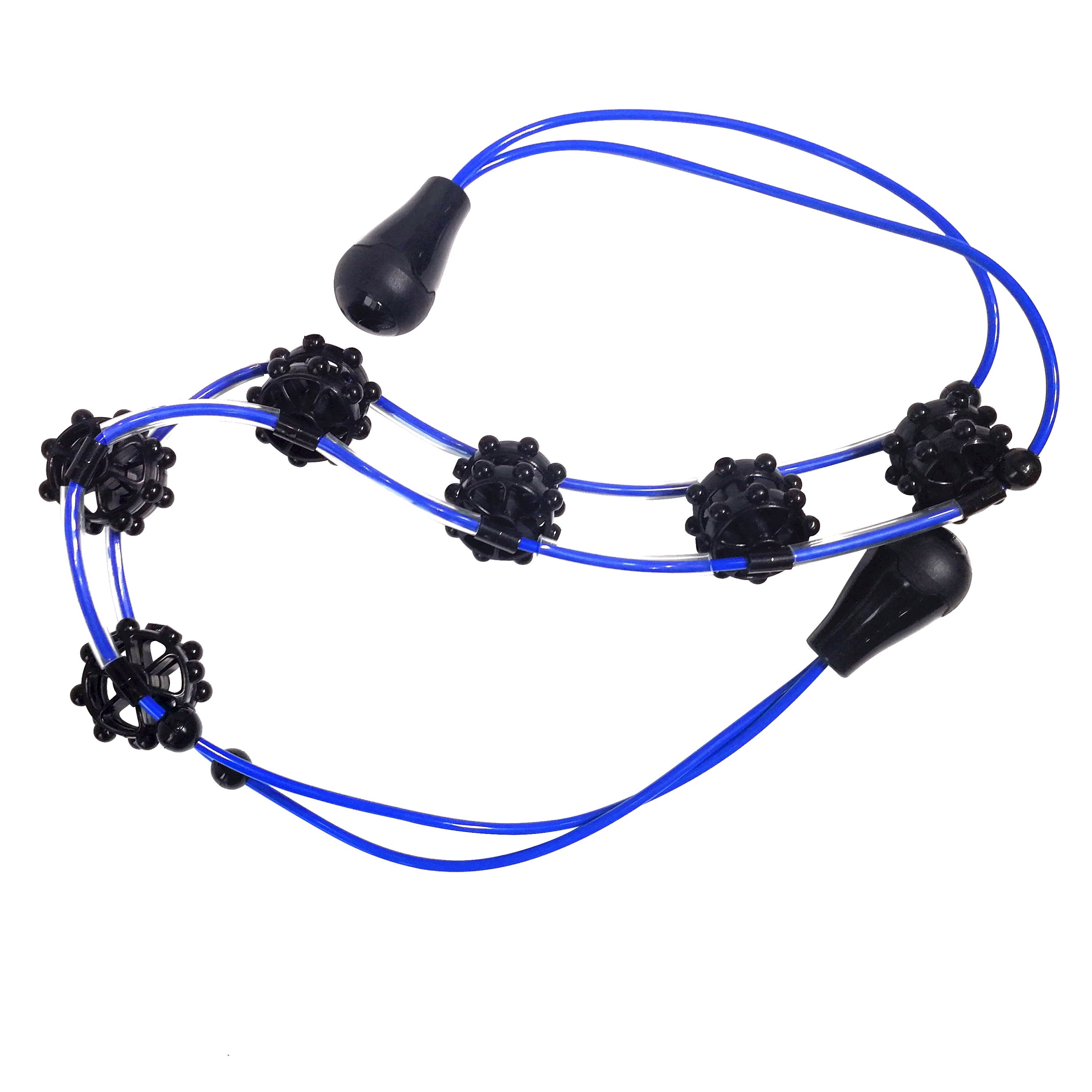 Athletic Works Ball Massage Roller Rope, Full Body Self Massager 44.5" Rope with 6 Rotating Balls