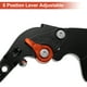 thumbnail image 5 of Palancas de Freno Cortas para KTM RC125 RC200 RC390 y DUKE 125 200 390 Ajustable Negro Naranja, 5 of 7