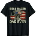thumbnail image 2 of Best Boxer Dad Ever Tshirt Dog Lover American Flag Gift T-Shirt, 2 of 3