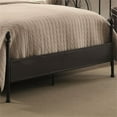 thumbnail image 5 of Bowery Hill Transitional Metal Full Poster Panel Bed in Silver, 5 of 7
