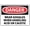 Warning Sign 1, variant on Warning Notice Traffic Sign Designated Smoking Area Sign3 - 8"x12" Aluminum Safety Tin Road Sign for Office, Factory, Public Space