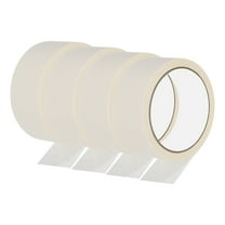 Uxcell Painters Tape, 4 Roll 22 Yard x 1.6 Inch Multi-Surface Adhesive No Residue Masking Master Tape, Beige