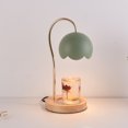 thumbnail image 3 of Lámpara de cera derretida vela de aromaterapia lámpara de ambiente regulable rosa nórdica Lámpara de ambiente perfumada con vela derretida para mesita de noche, 3 of 5