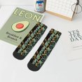 thumbnail image 7 of Pofeuu Lilies Flowers Print 30cm Socks, Adult Running Hiking Socks for Youth and Adult, 7 of 7