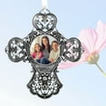 thumbnail image 3 of Mom Gift - Cross Photo Ornament - Metal Filigree and Crystals - Mother's Day Gift - Mom Remembrance Gift - Grandma Gift - Mother of the Bride Gift, 3 of 5