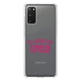 thumbnail image 1 of DistinctInk Clear Shockproof Hybrid Case for Galaxy S20 / S20 5G (6.2" Screen) - TPU Bumper Acrylic Back Tempered Glass Screen Protector - So Apparently I Have An Attitude - Pink, 1 of 2