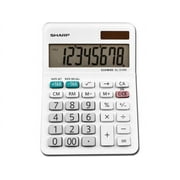 Sharp Calculators EL-310WB 8-Digit Mini-Desktop Calculator, White