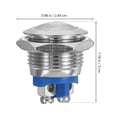 thumbnail image 2 of Pawsdot Compact Metal Self Locking Push Button Switch for Automotive and Industrial Applications, 2 of 6