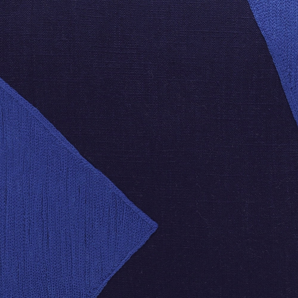 Fame Modern Glam Colorblock Handmade Decorative Throw Pillow, Cobalt Blue/Navy, 20" x 20", Count per Pack 1