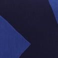 thumbnail image 4 of Fame Modern Glam Colorblock Handmade Decorative Throw Pillow, Cobalt Blue/Navy, 20" x 20", Count per Pack 1, 4 of 9