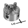 thumbnail image 1 of K72‑80 Portabrocas de 4 mordazas Portabrocas de torno manual de acero de alta velocidad Accesorios de torno DIY 4000r/min 80 mm/3,15 pulgadas VoborMX herramienta, 1 of 8